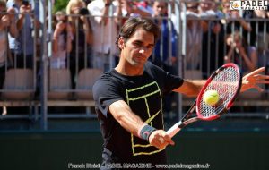 roger federer padel roland garros