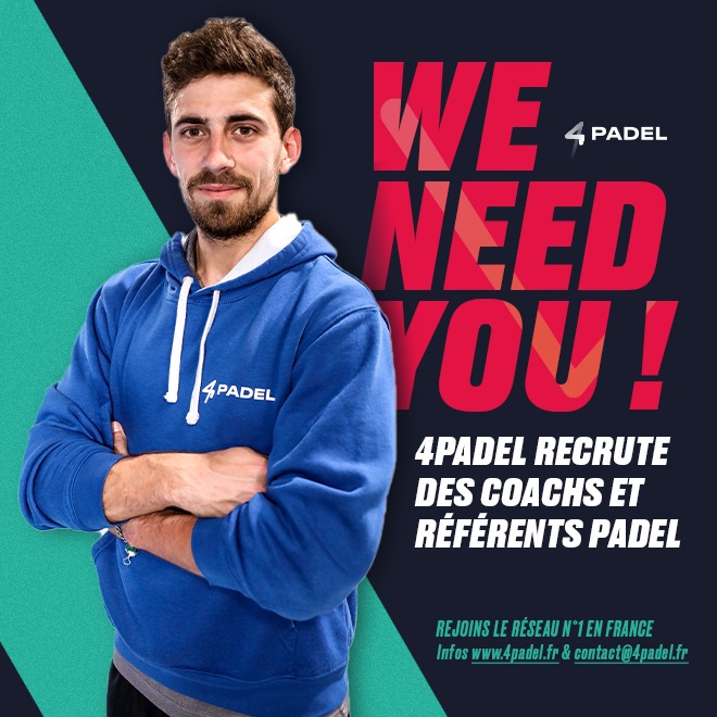 4PADEL recrute We Need You Jorge de Benito