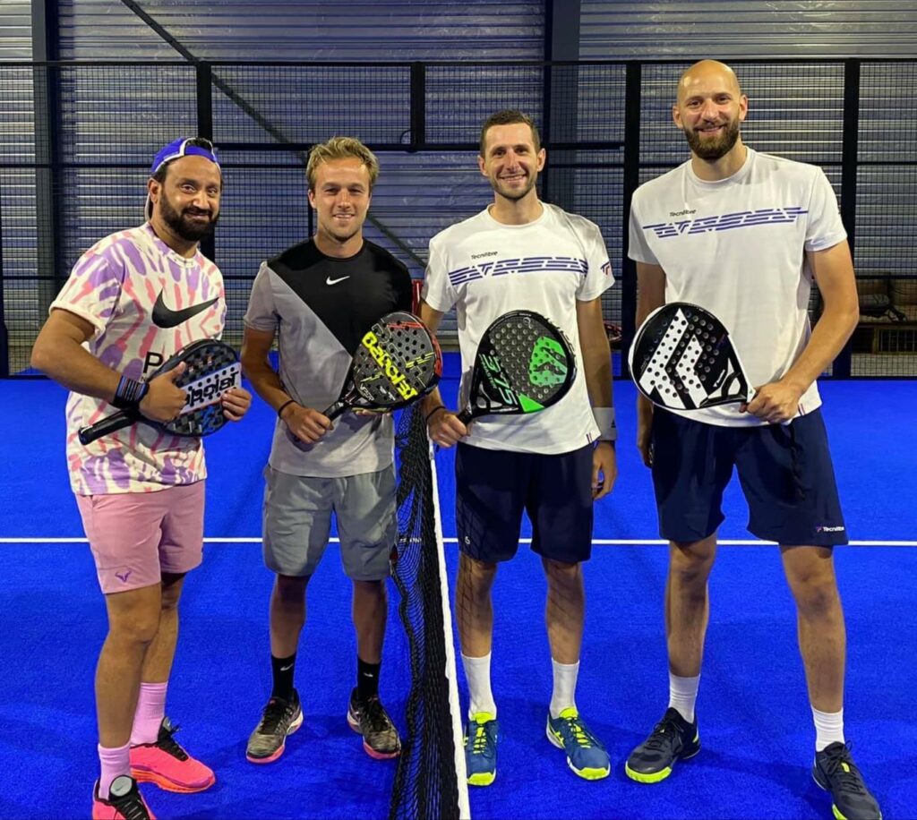 Cyil Hanouna voittaa P100: n Padel Horisontti