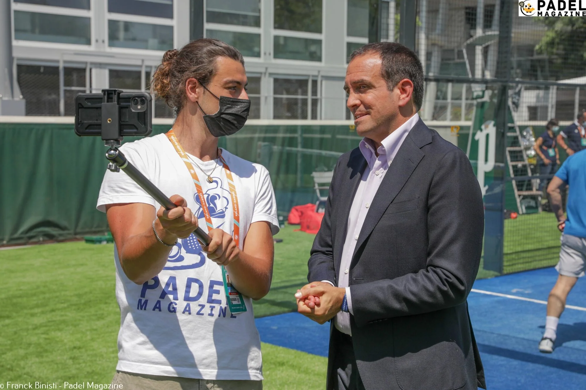 Lorenzo Lecci Luigi Carraro Padel Roland Garros interview | Padel Magazine Lorenzo Lecci Luigi Carraro Padel Roland Garros interview
