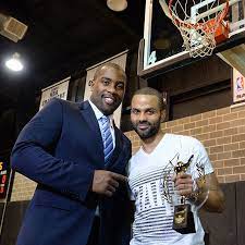 Teddy Riner och Tony Parker