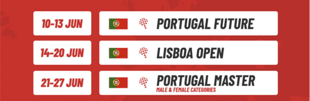 geeignet padel Tourkalender Portugal
