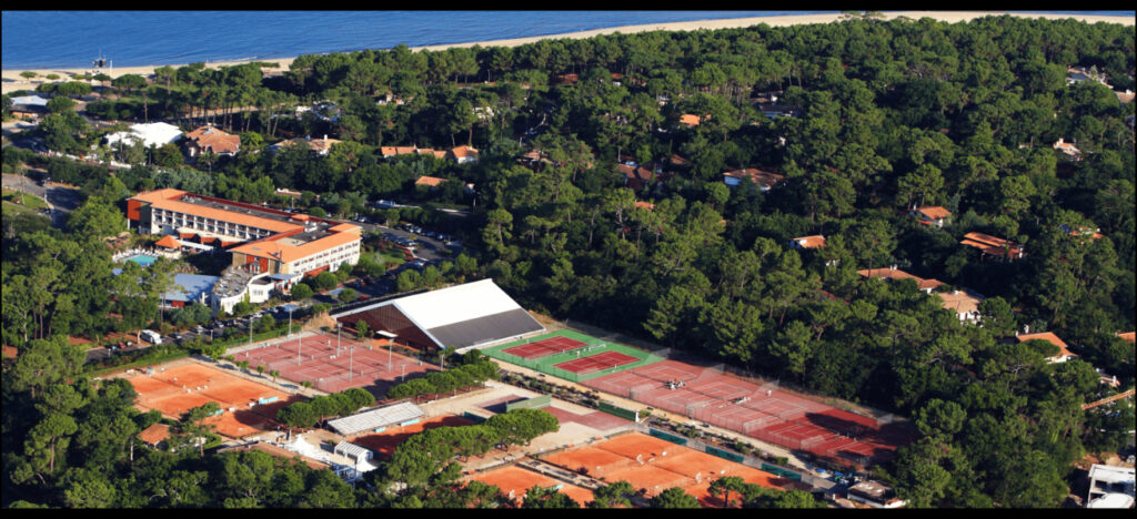 Dron klubu tenisowego Arcachon padel