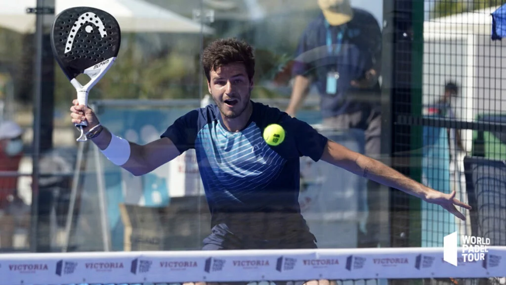 Bergeron volée coup droit en preprevias du WPT Master Marbella