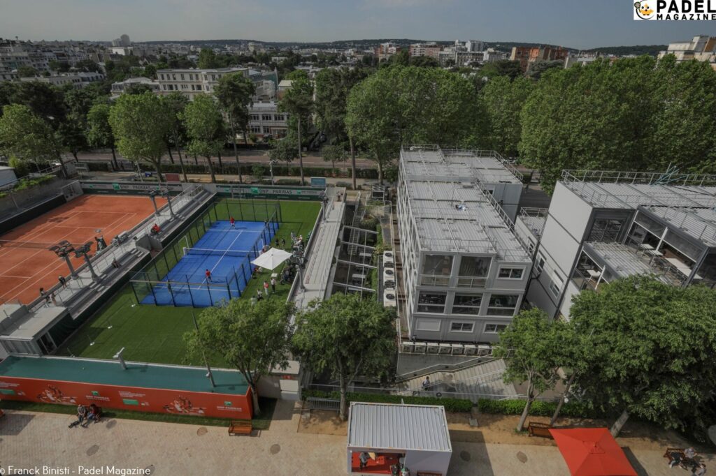 Roland Garros padel drone 2021