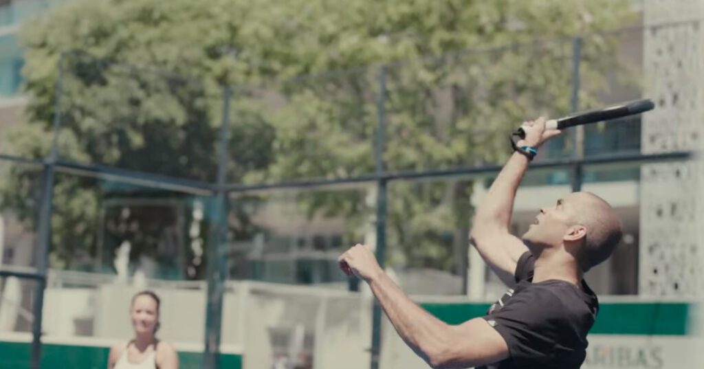 tony parker smash padel roland garros