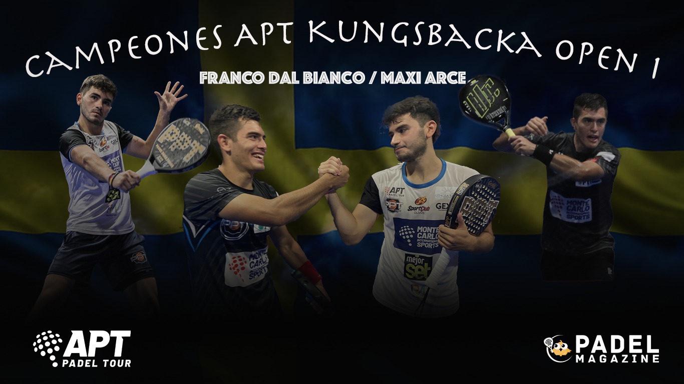APT Kungsbacka Open I- Double for Arce / Dal Bianco!