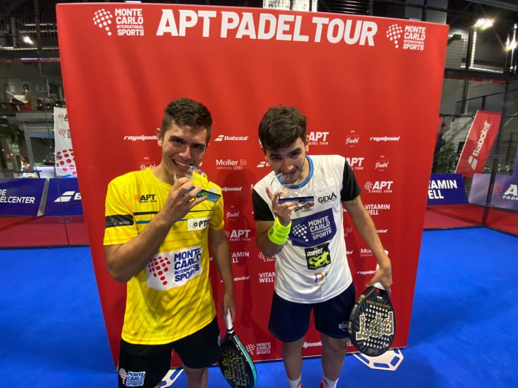 Ganadores del Arce Dal Bianco Suecia APT Padel 2021 kungsbacka ronda final