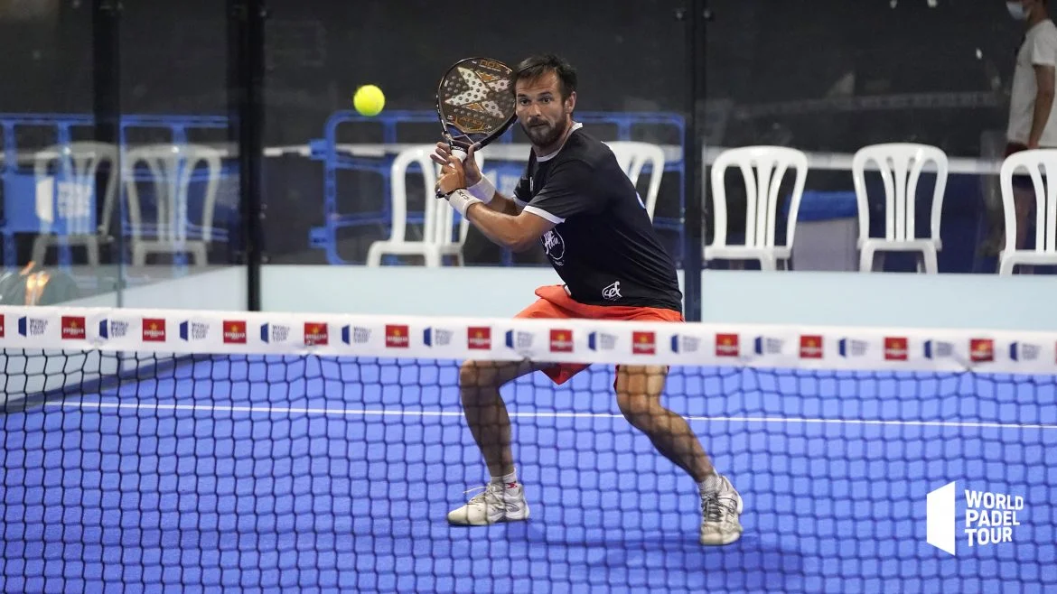 Benjamin tison volée de revers valencia open wpt | Padel Magazine Benjamin tison volée de revers valencia open wpt