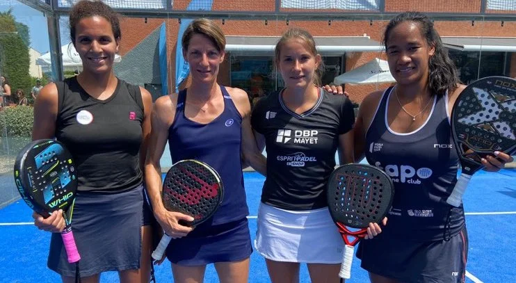 Finale dames P2000 perpignan 2021 martin detriviere collombon godallier | Padel Magazine Finale dames P2000 perpignan 2021 martin detriviere collombon godallier