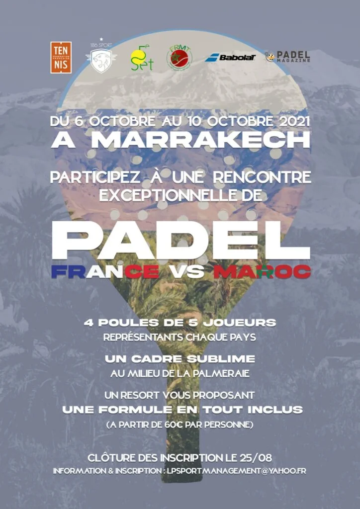 France vs Maroc affiche tournoi octobre