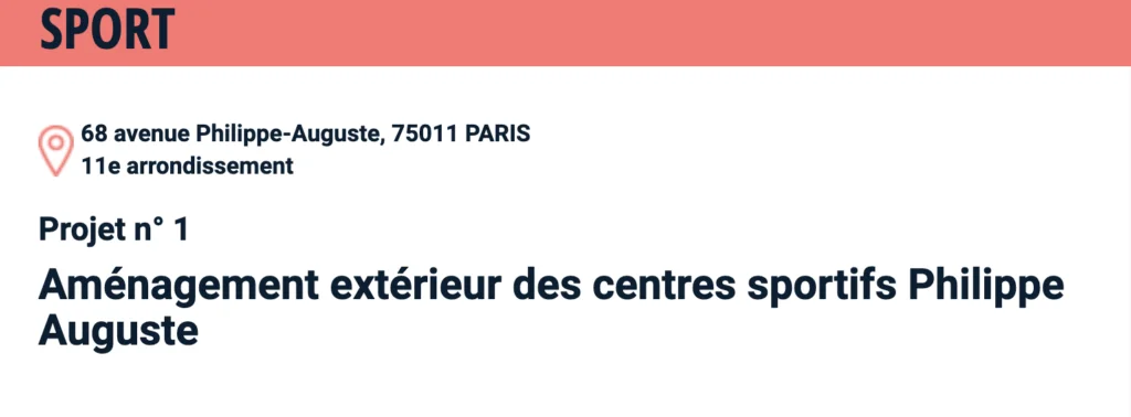 projet création padel philippe auguste