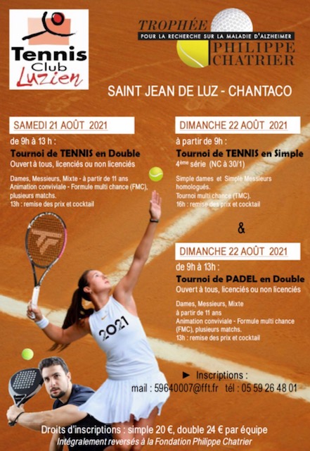 Affiche TC Luzien contre Alzheimer