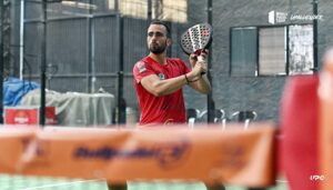 Bastien Blanqué volée de revers WPT Calanda Challenger 2021