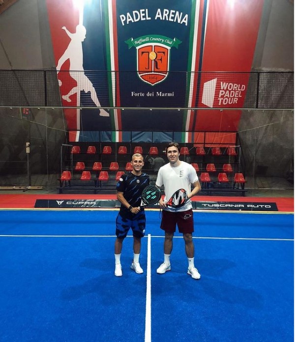 Federico Chiesa - Fodboldspillere tager imod padel