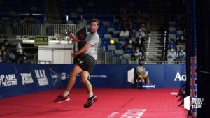 Paquito Navarro sortie de piste Malaga Open 2021