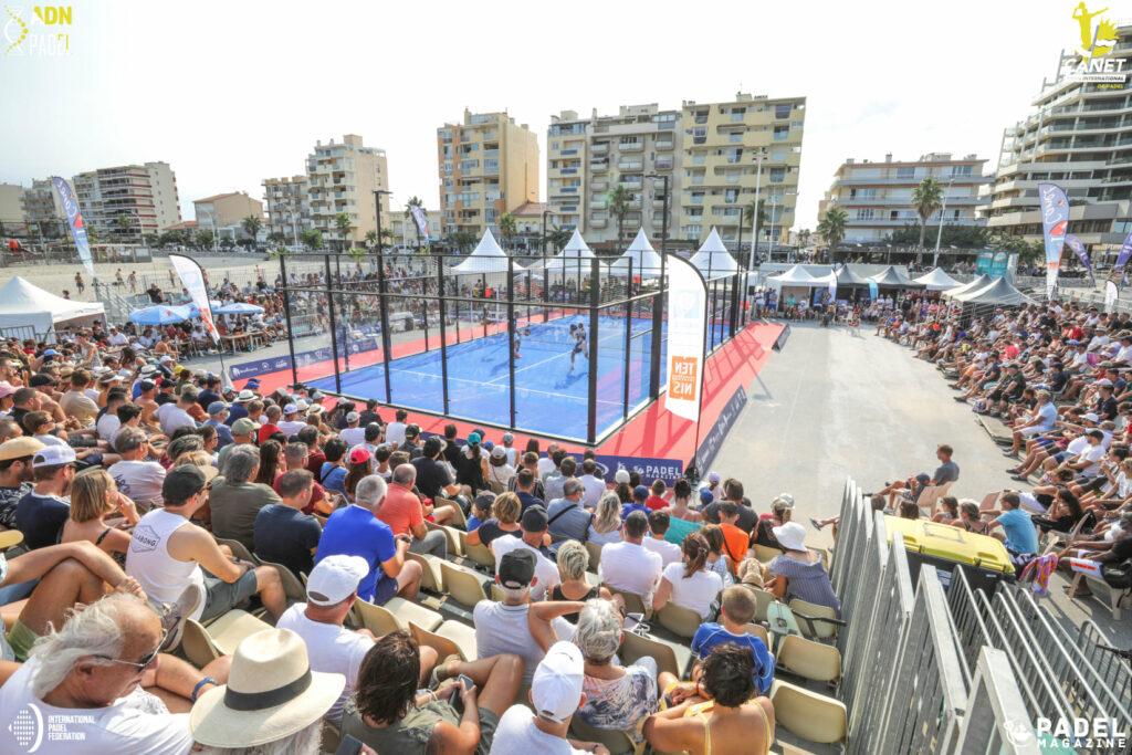 público padel fip rise canet en rosellón