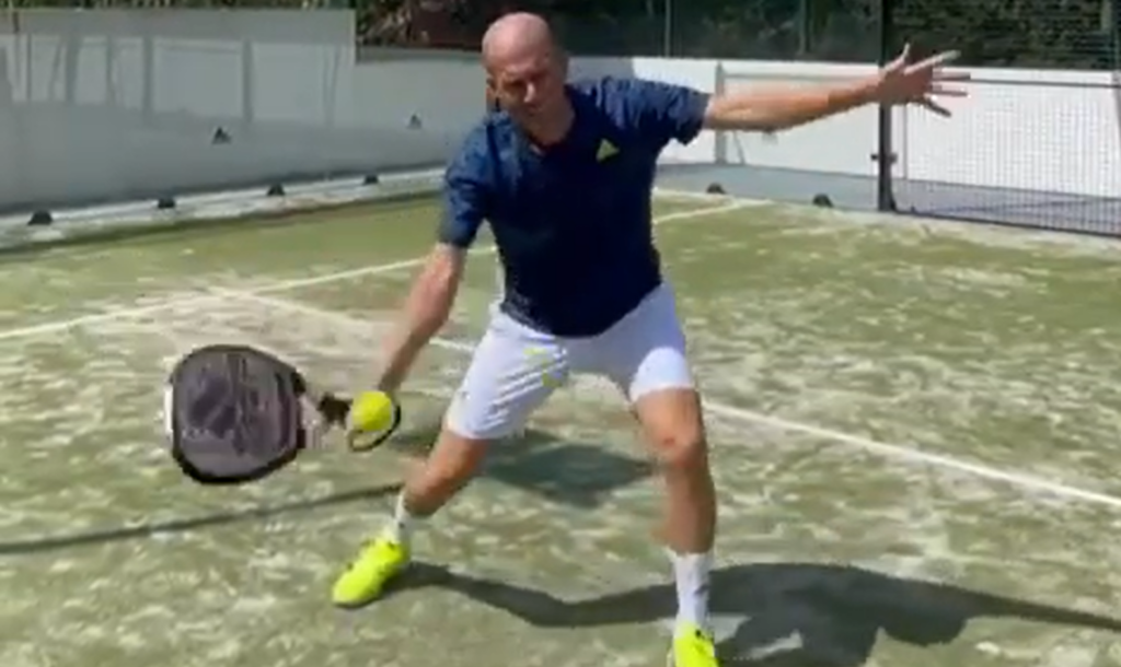 Zinedine Zidane padel twiner