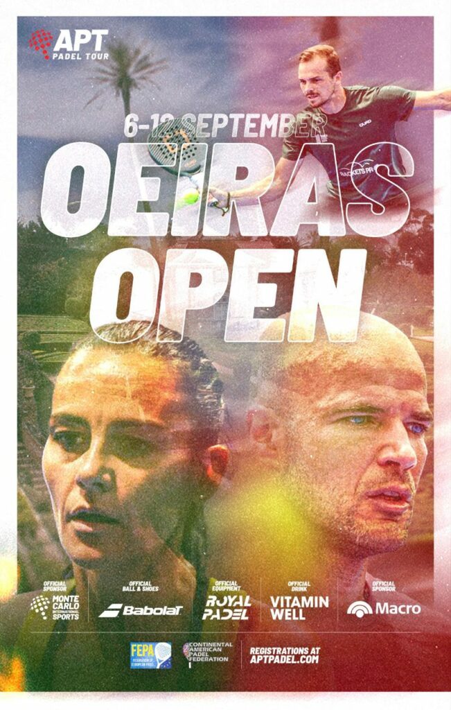 APT Padel Tour Oeiras Open 2021 ulos pöydistä