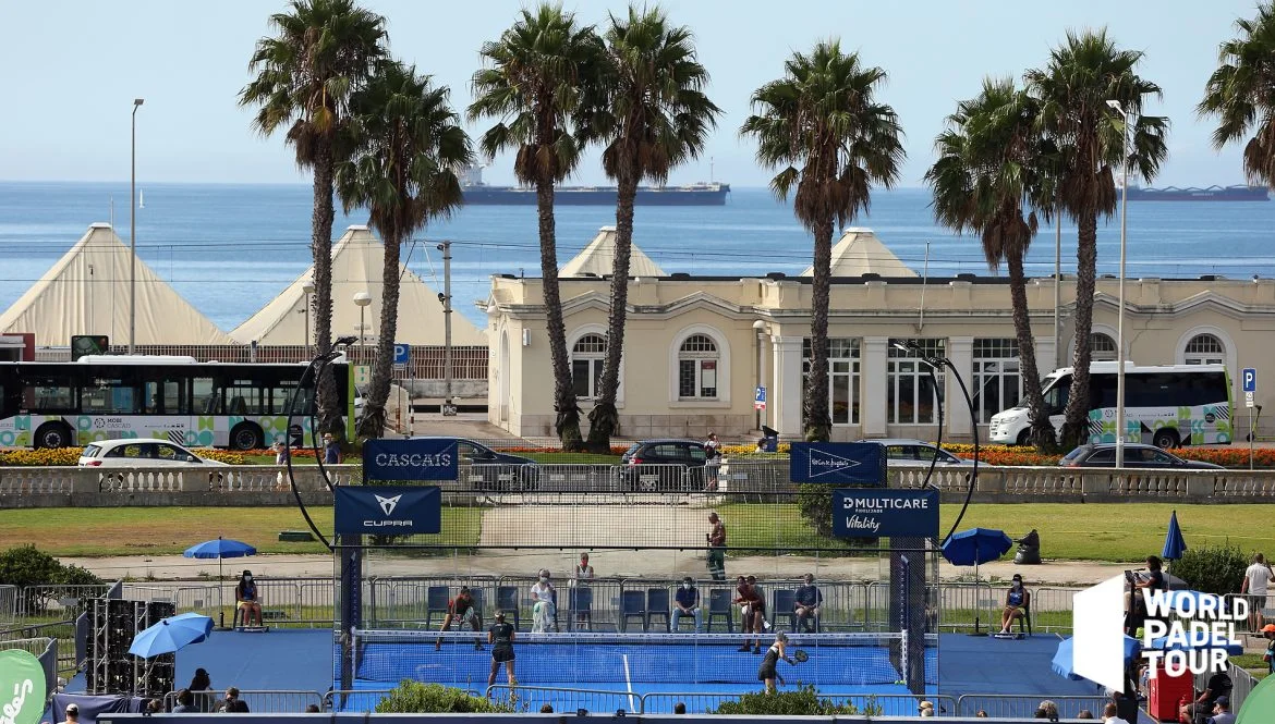 Cascais Master WPT vue 2021 palmiers