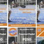 racket park tournois de padel 2021