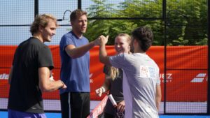 zverev Caroline Wozniacki David Lee padel monaco