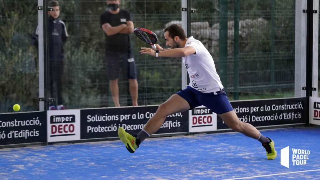 Bastien Blanqué balle après vitre WPT Menorca Open 2021 Previas