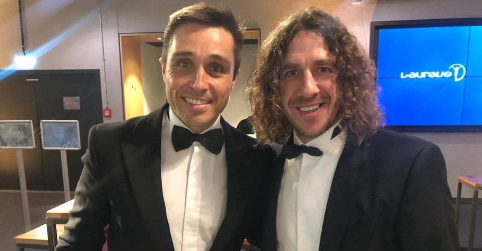 Bela and Puyol together to fight against cancer