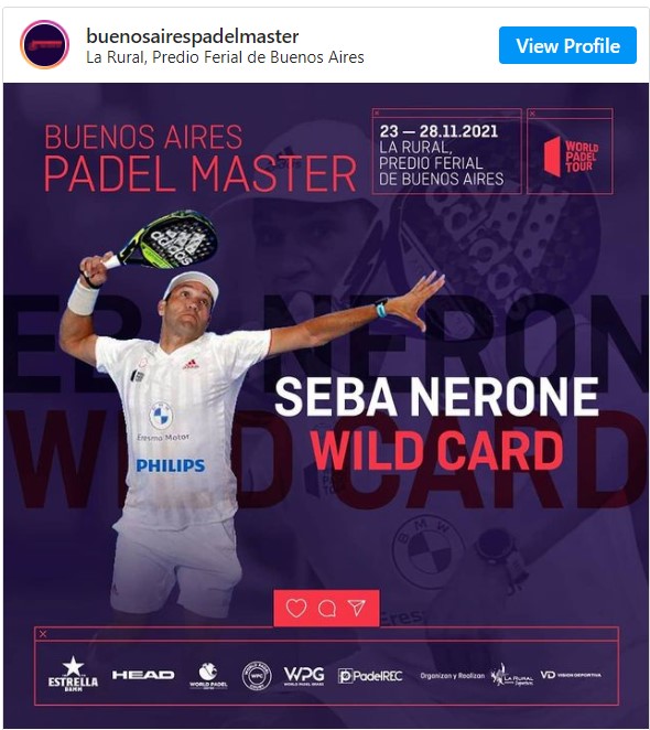 Seba Nerone Wild Card Buenos Airesin mestari 2021