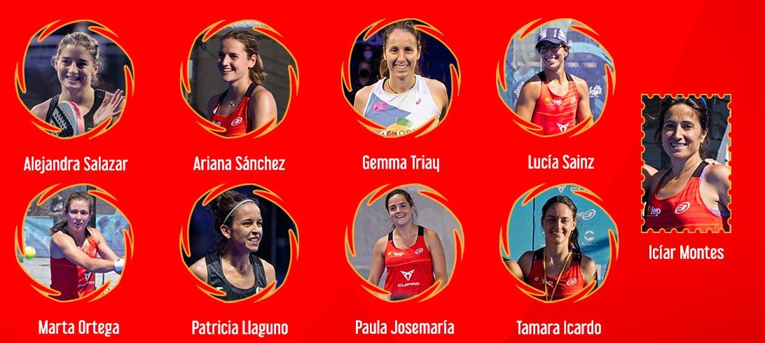 List player ladies spain qatar