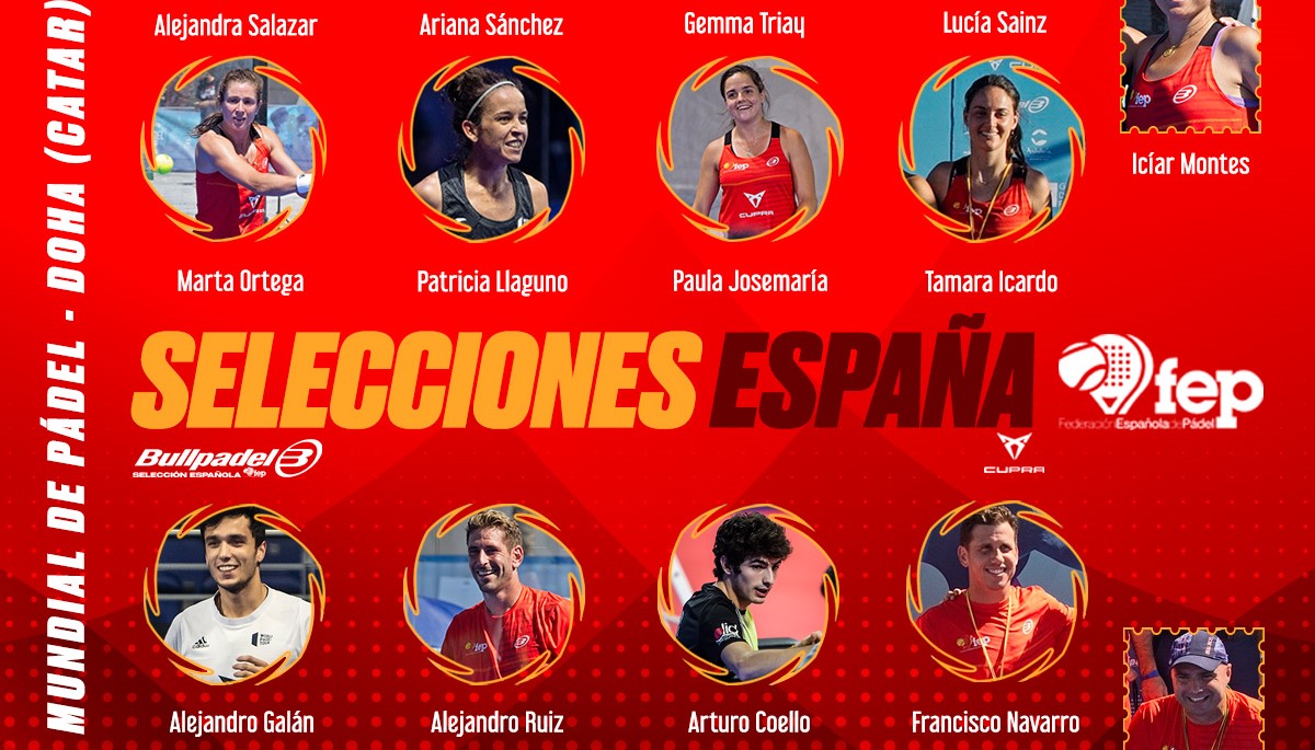 llista de jugadors espanyols del món padel Qatar Doha