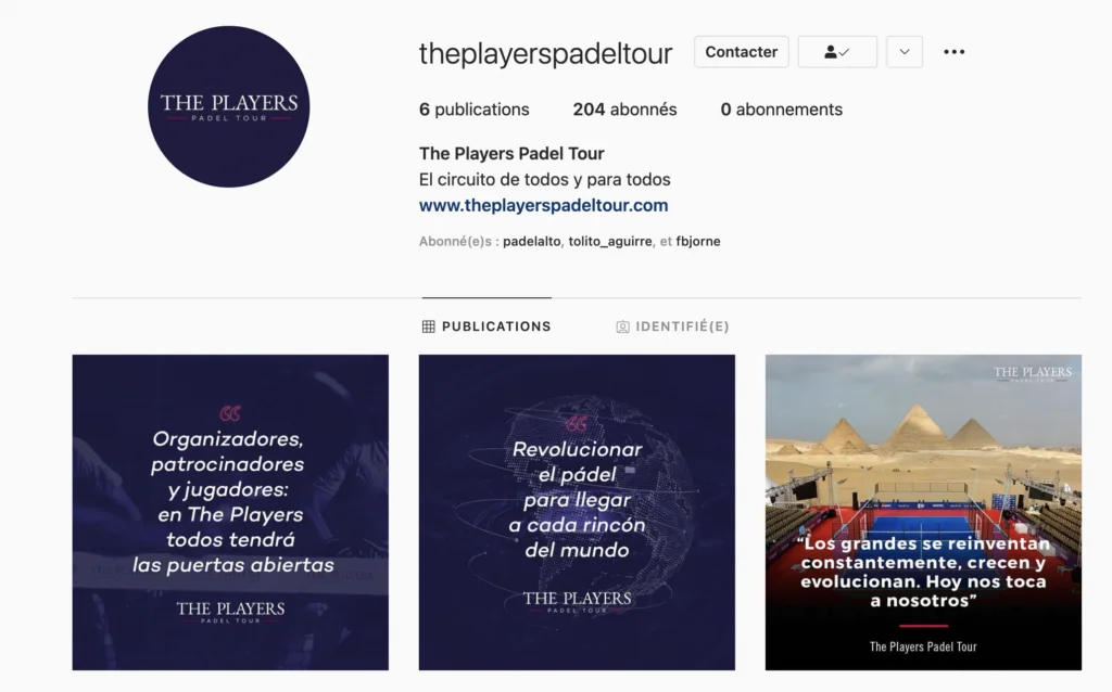 players padel tour insta | Padel Magazine players padel tour insta