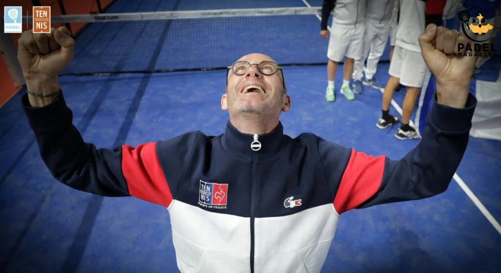 Alexis Salles joie victoire France Qatar 2020 | Padel Magazine Alexis Salles joie victoire France Qatar 2020