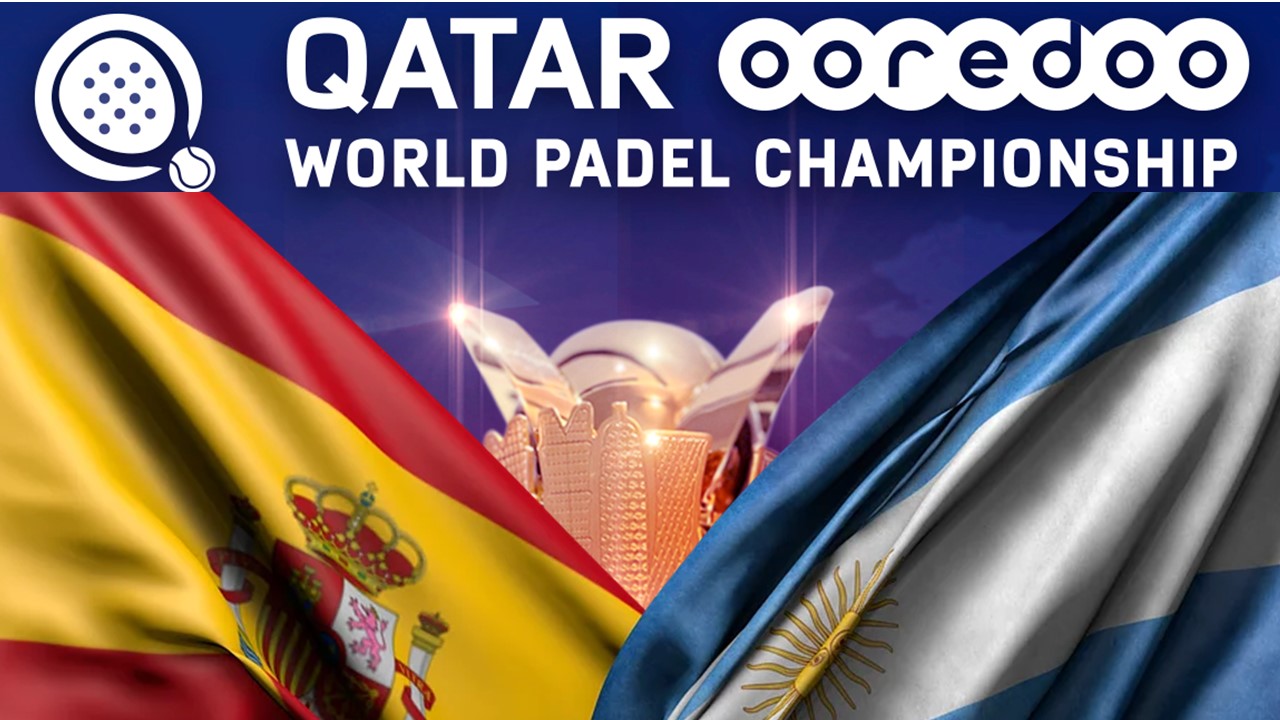 Argentinien Spanien WM-Finale Katar 2020 Flaggen