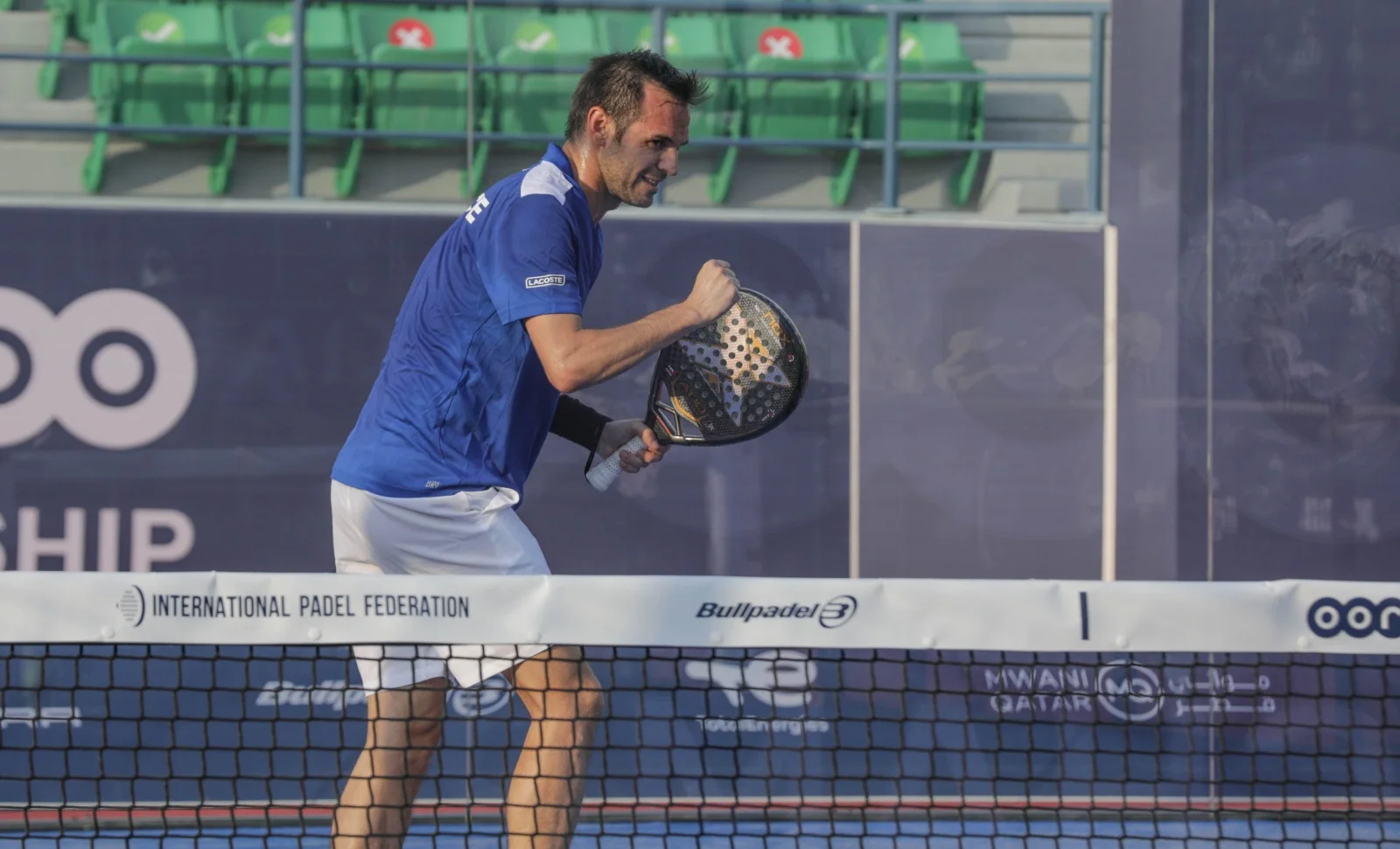 Benjamin Tison poing serré Qatar 2021 | Padel Magazine Benjamin Tison poing serré Qatar 2021