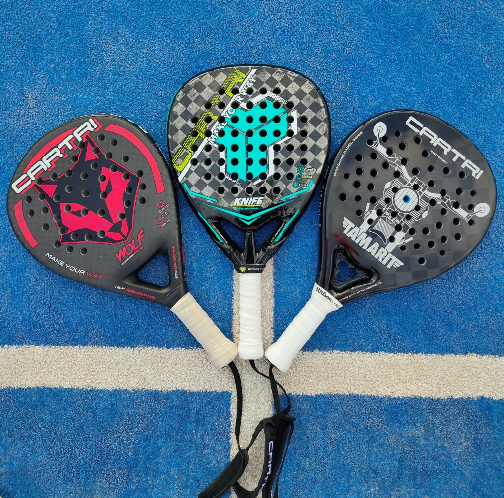 Ganivet Cartri Tamarit Wolf track padel