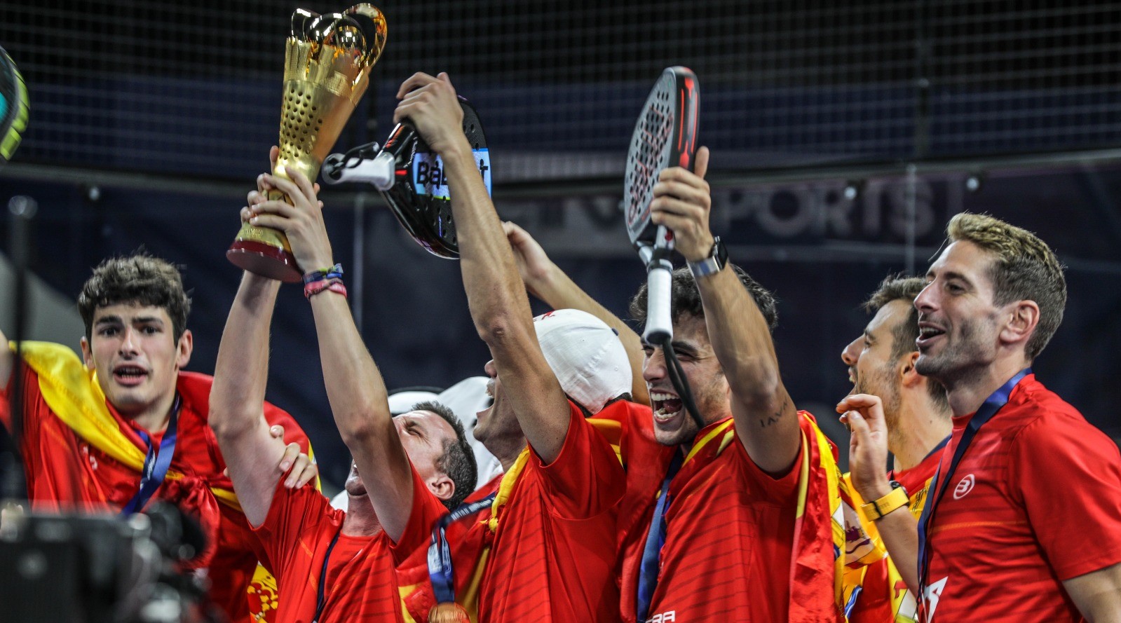 Joy Spaniards vittoria mondiale qatar 2020