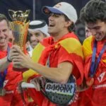 Joie victoire espagne champions du monde lebron paquito galan qatar | Padel Magazine Joie victoire espagne champions du monde lebron paquito galan qatar