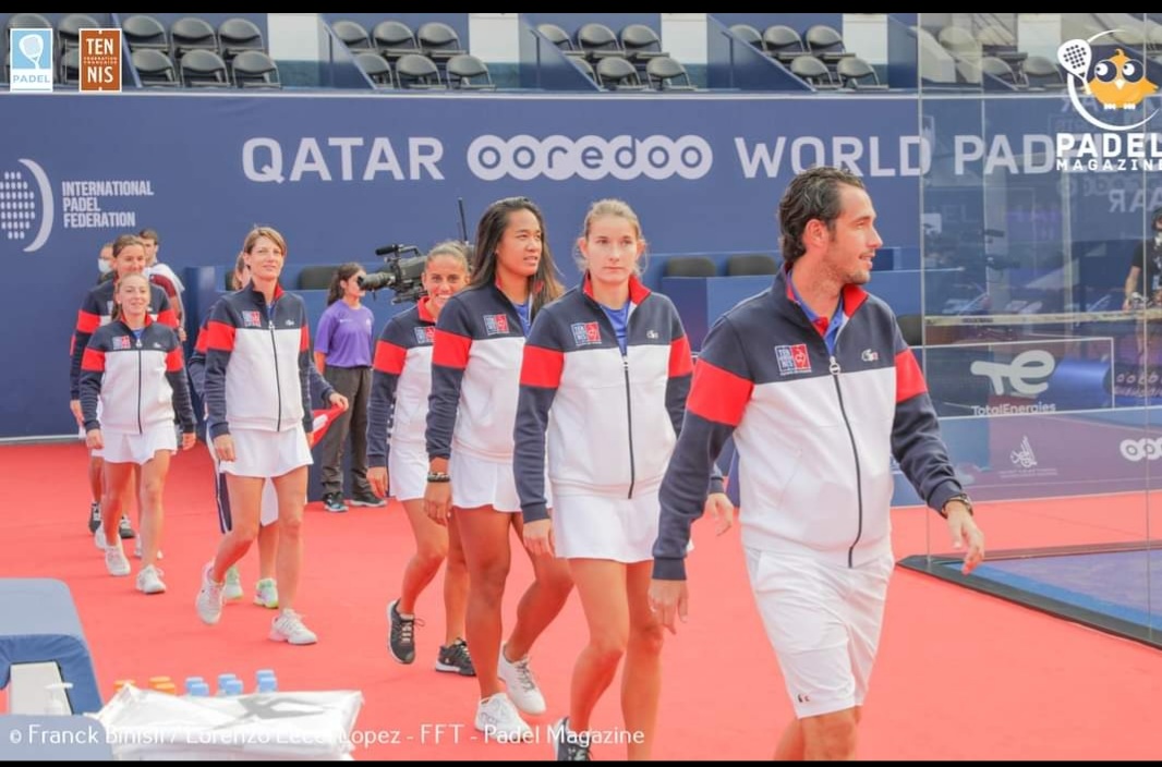 Team von Frankreich Damenwelt Doha