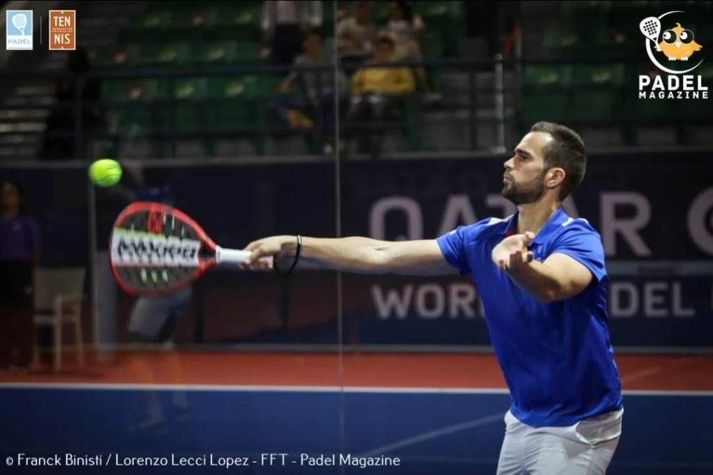 Bastien Blanque coups droit mondial de padel doha