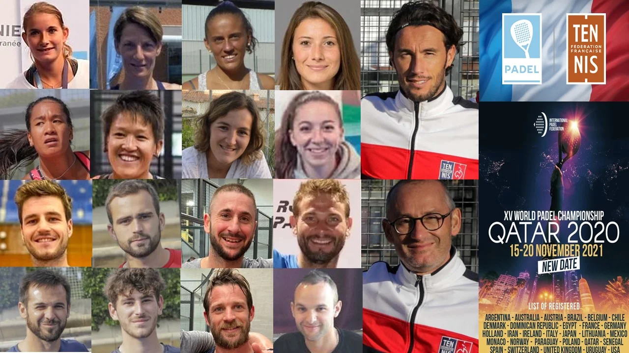 team France mondial padel 2020 qatar
