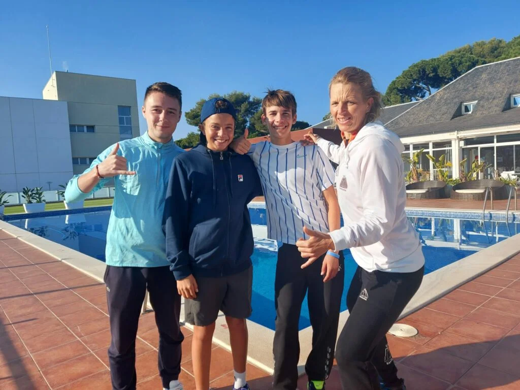 Cecil, Oscar, Isa, Polo OSS Barcelone