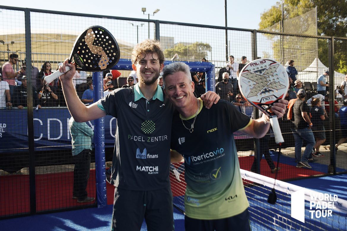 Miguel Lamperti Miguel Yanguas sourires victoire huitième Mexico Open