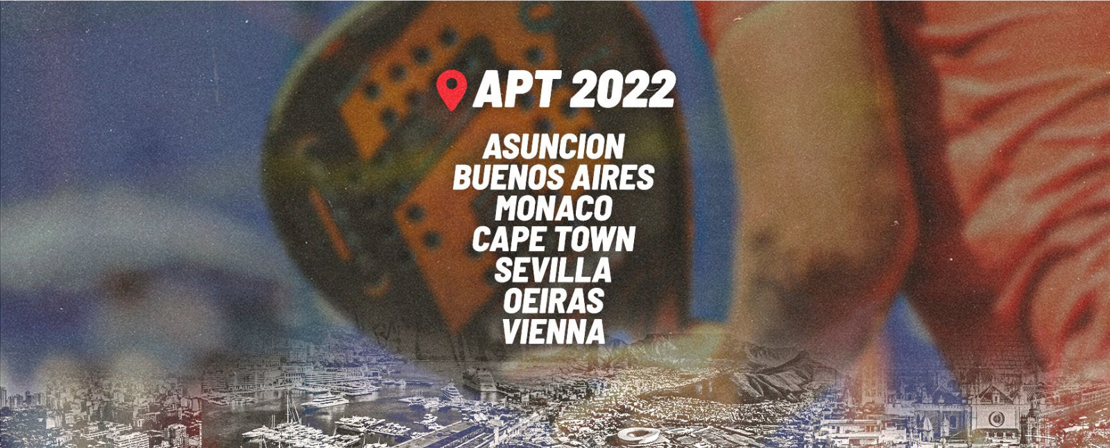 APT:n upea aikataulu Padel Kiertue 2022