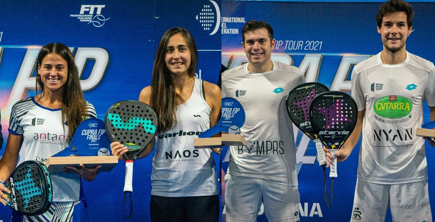 Castello/Villalba et Barahona/Zaratiegui au Cupra FIP Finals