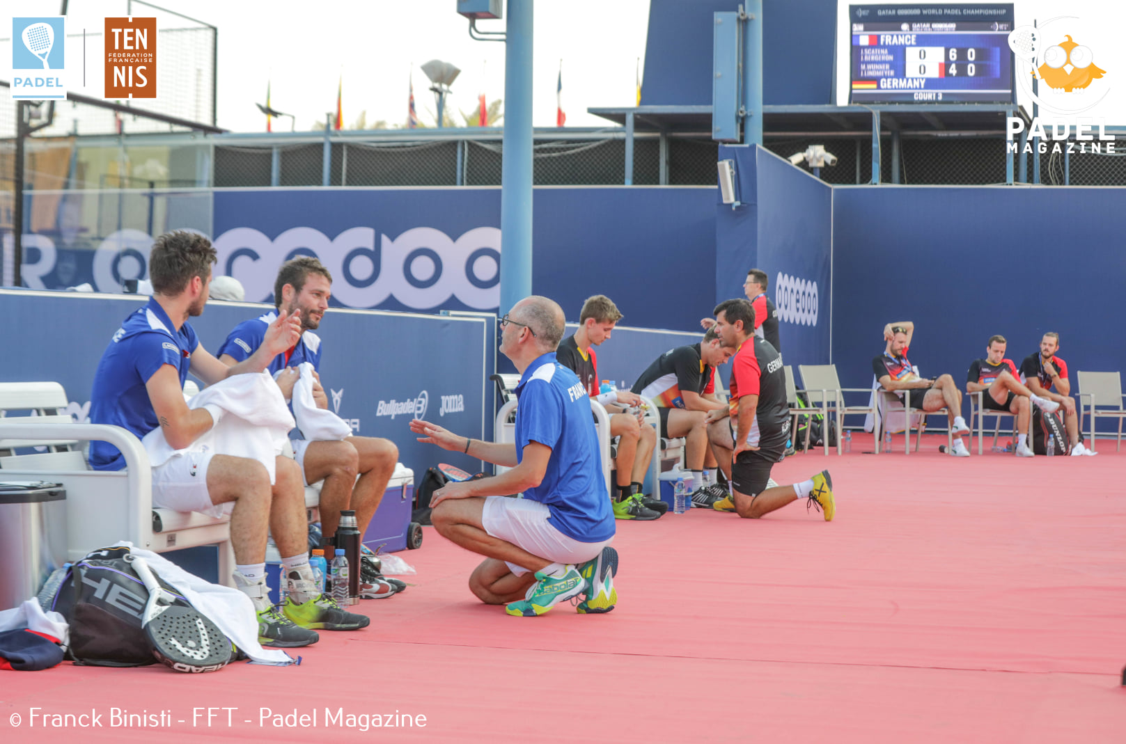 francia germania globale padel Qatar Bergeron scatena