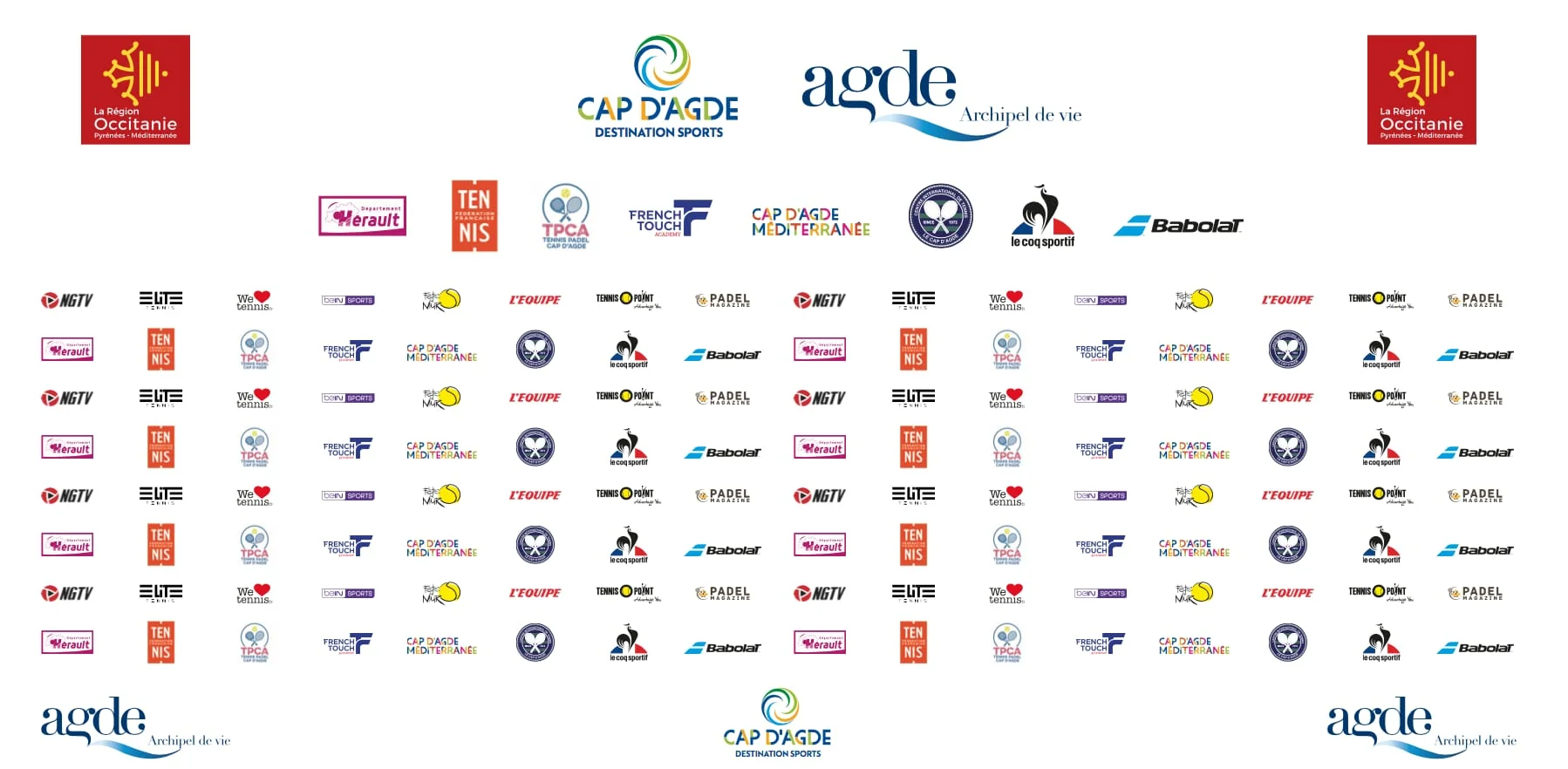 partenaires inaugurations padel agde