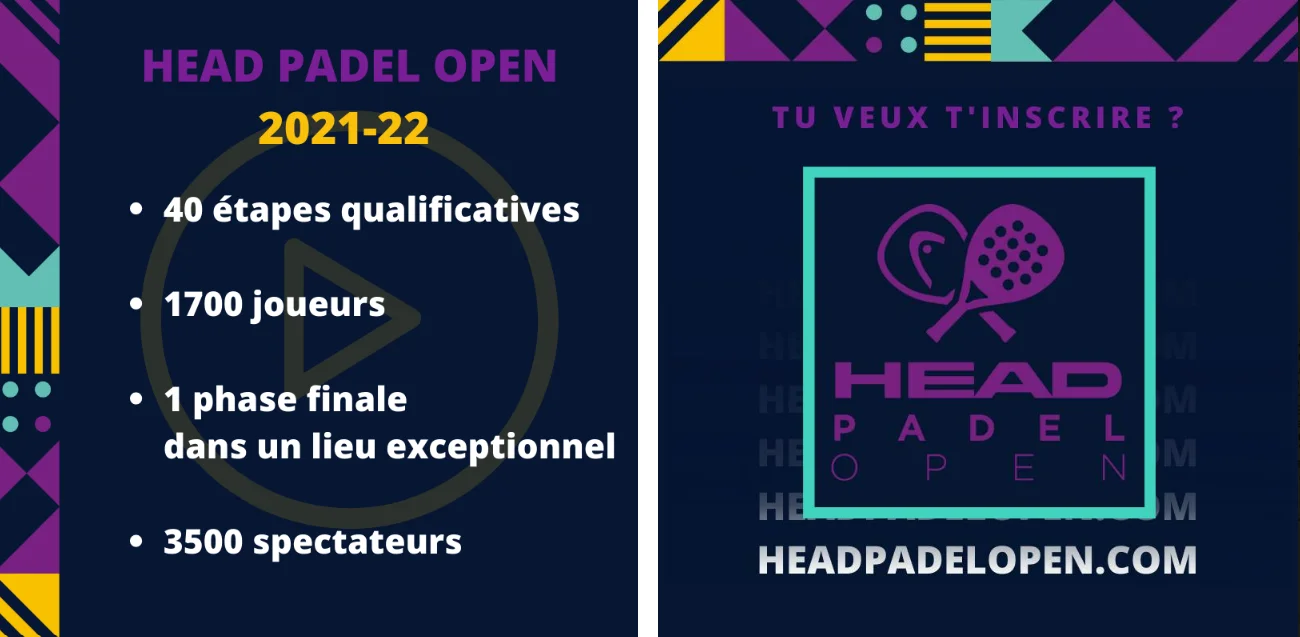 Winwin Padel rebrà la fase final de la Head Padel Open !