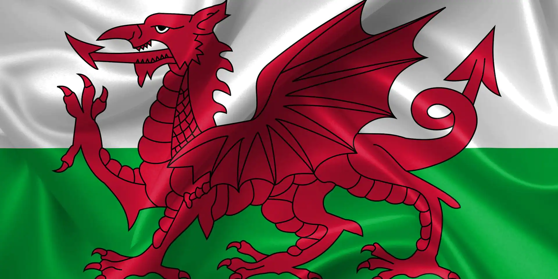 Wales-Flagge