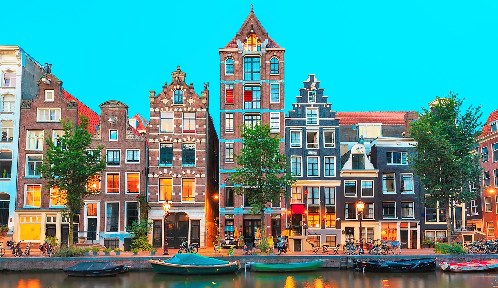 Kaupunkikuva Amsterdam Alankomaat
